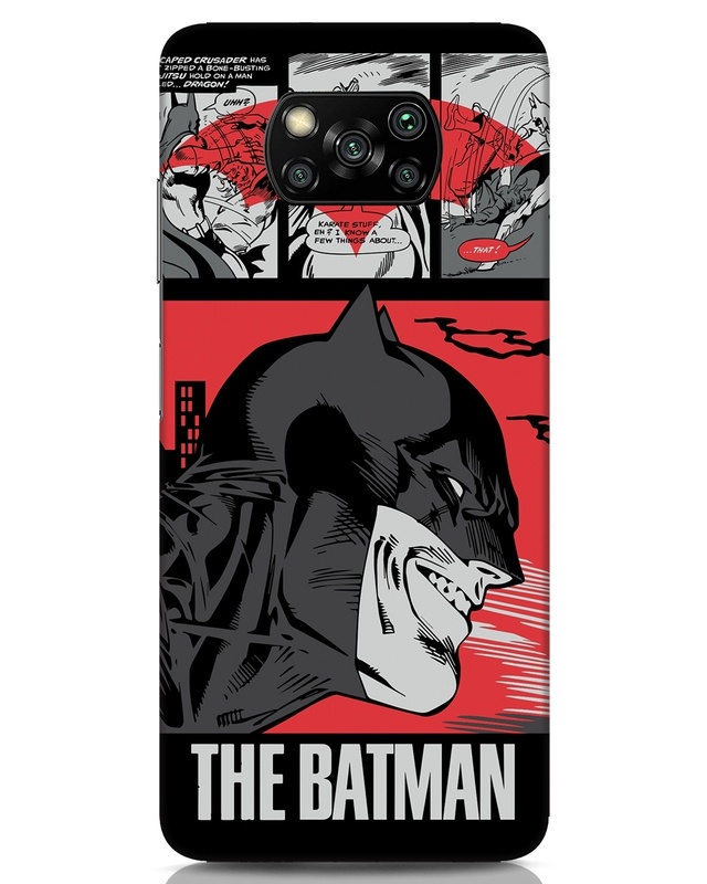 Batman Comic Designer Hard Cover for Xiaomi Poco x3