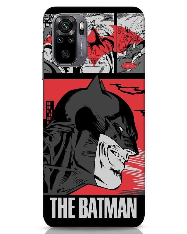 Shop Batman Comic Designer Hard Cover for Xiaomi Redmi Note 10-Front