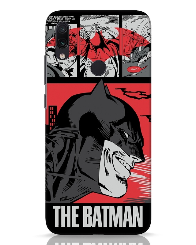 Shop Batman Comic Designer Hard Cover for Xiaomi Redmi Note 7 Pro-Front