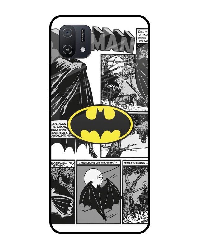 Batman Hahaha Premium Glass Cover for Oppo A16K