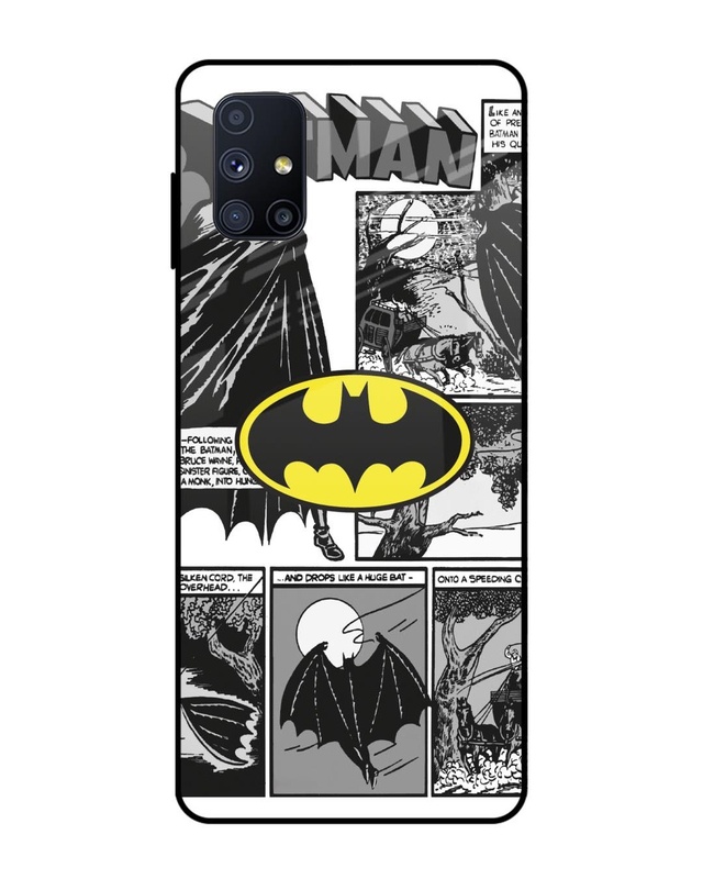 Batman Hahaha Premium Glass Cover for Samsung Galaxy M51