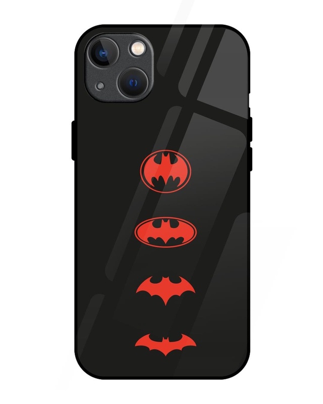 Shop Batman Premium Glass Cover for Apple iPhone 13-Front