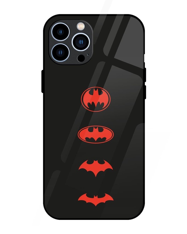 Shop Batman Premium Glass Cover for Apple iPhone 13 Pro-Front