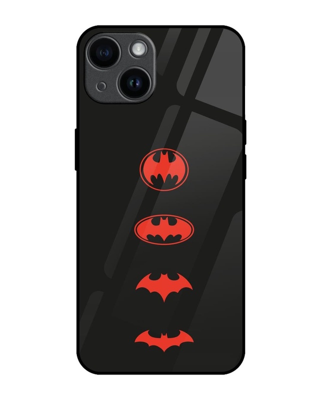 Shop Batman Premium Glass Cover for Apple iPhone 14-Front