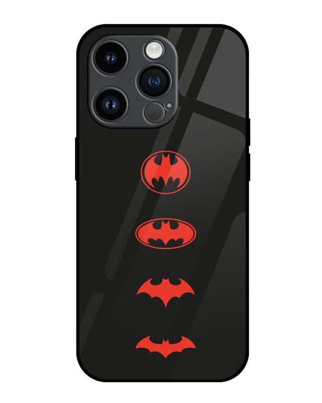 Shop Batman Premium Glass Cover for Apple iPhone 14 Pro-Front