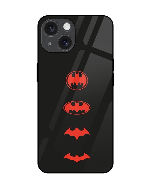 Shop Batman Premium Glass Cover for Apple iPhone 15-Front