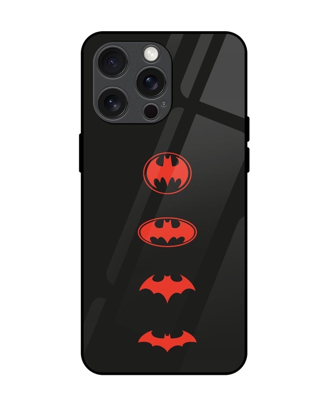 Shop Batman Premium Glass Cover for Apple iPhone 15 Pro Max-Front