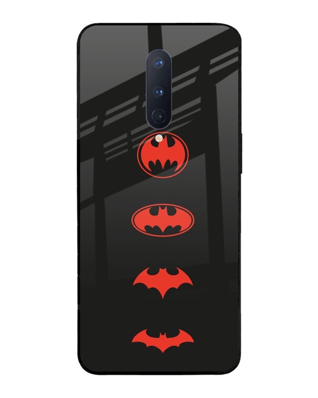 Shop Batman Premium Glass Cover for OnePlus 8-Front