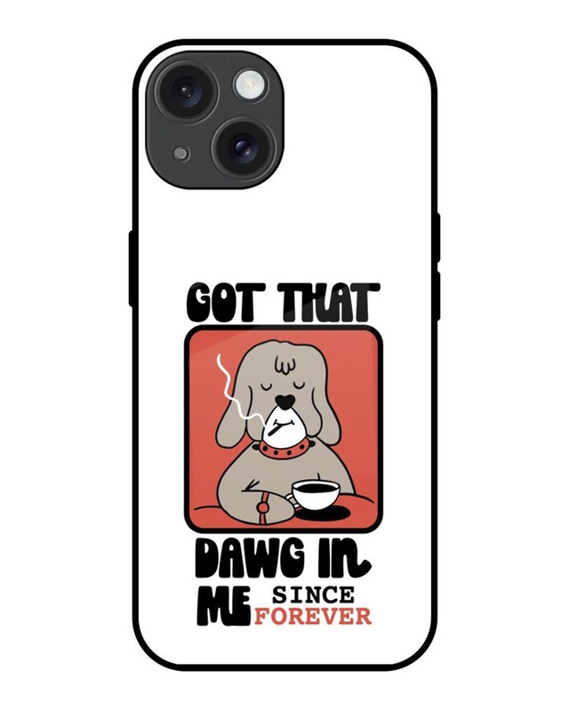 Big Dawg Premium Glass Cover for Apple iPhone 15