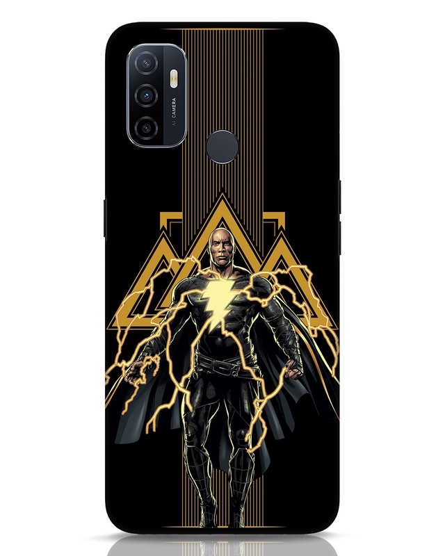 Shop Black Adam Designer Hard Cover for Oppo A53-Front