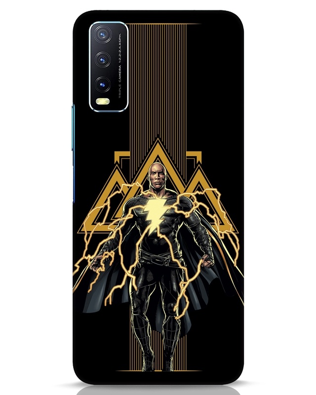 Shop Black Adam Designer Hard Cover for Vivo Y20-Front