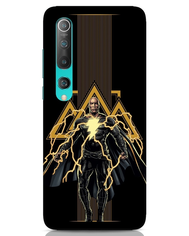 Shop Black Adam Designer Hard Cover for Xiaomi Mi 10-Front