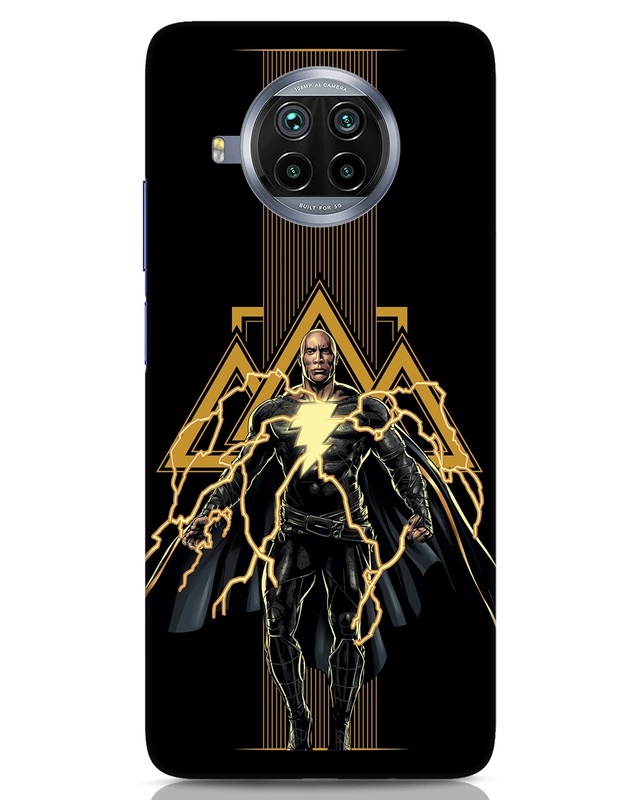 Shop Black Adam Designer Hard Cover for Xiaomi Mi 10i 5G-Front