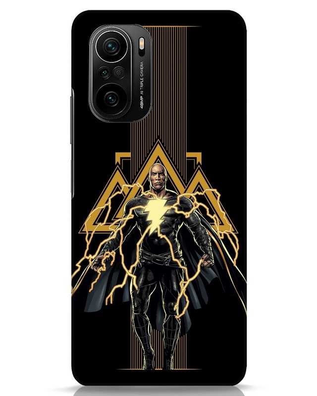 Shop Black Adam Designer Hard Cover for Xiaomi Mi Note 11X-Front