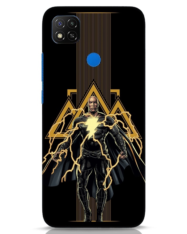 Shop Black Adam Designer Hard Cover for Xiaomi Redmi 9-Front