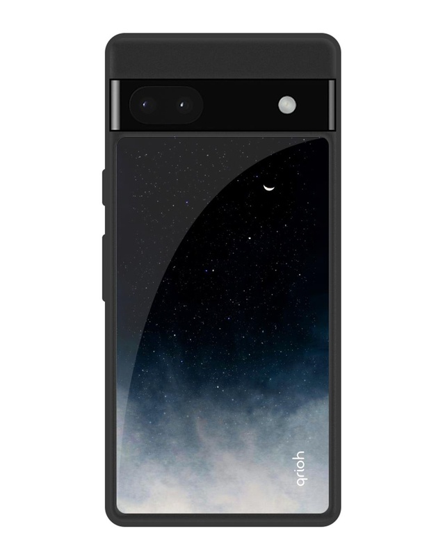 Shop Black Aura Premium Glass Case for Google Pixel 6a (Shock Proof, Scratch Resistant)-Front