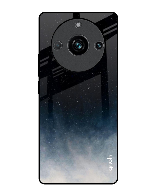 Shop Black Aura Premium Glass Case for Realme 11 Pro+ 5G (Shock Proof, Scratch Resistant)-Front