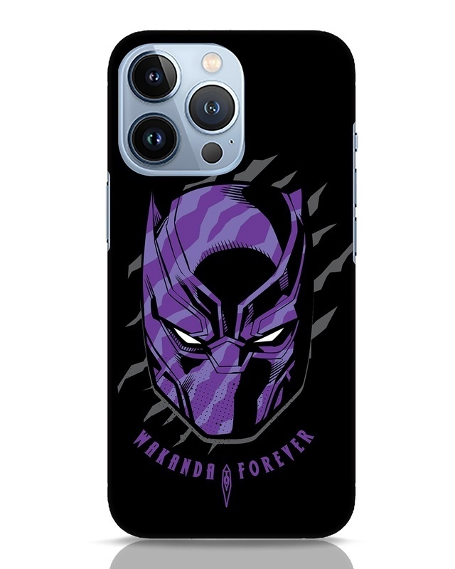 Shop Black Panther Mask Designer Hard Cover for Apple iPhone 13 Pro-Front