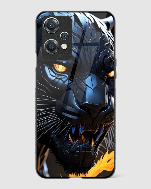 Shop Black Panther Premium Glass Case for OnePlus Nord CE 2 Lite 5G-Front