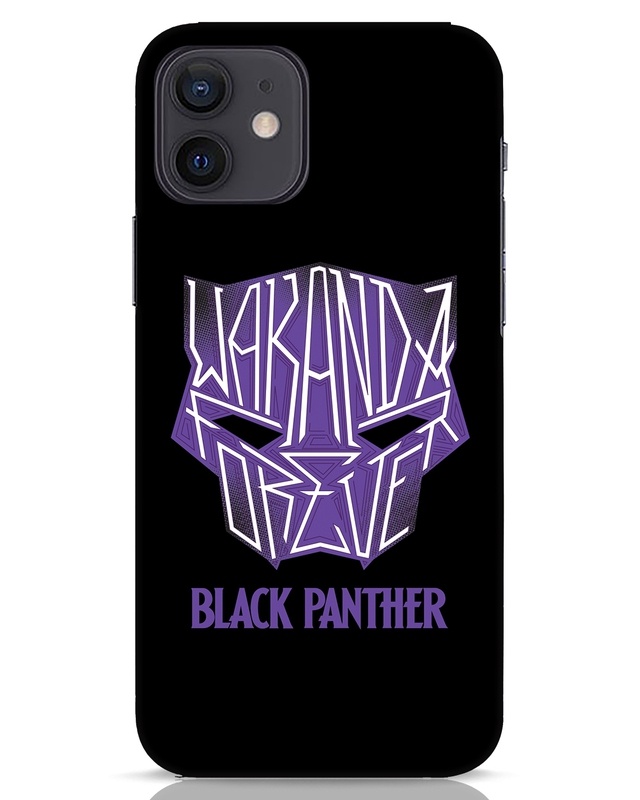 Shop Black Panther Wakanda Designer Hard Cover for Apple iPhone 12-Front