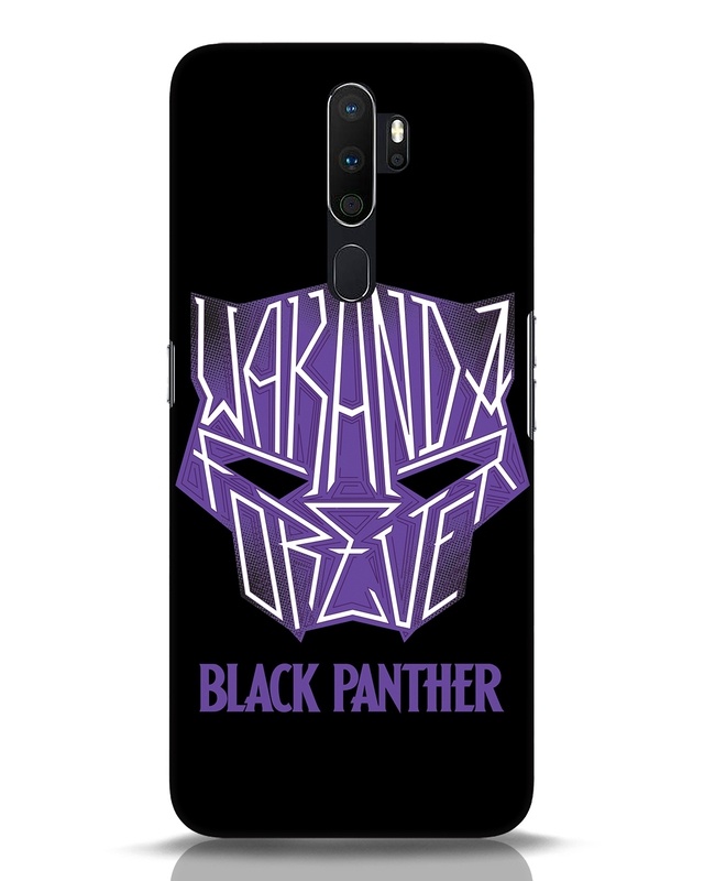 Shop Black Panther Wakanda Designer Hard Cover for Oppo A5 2020-Front