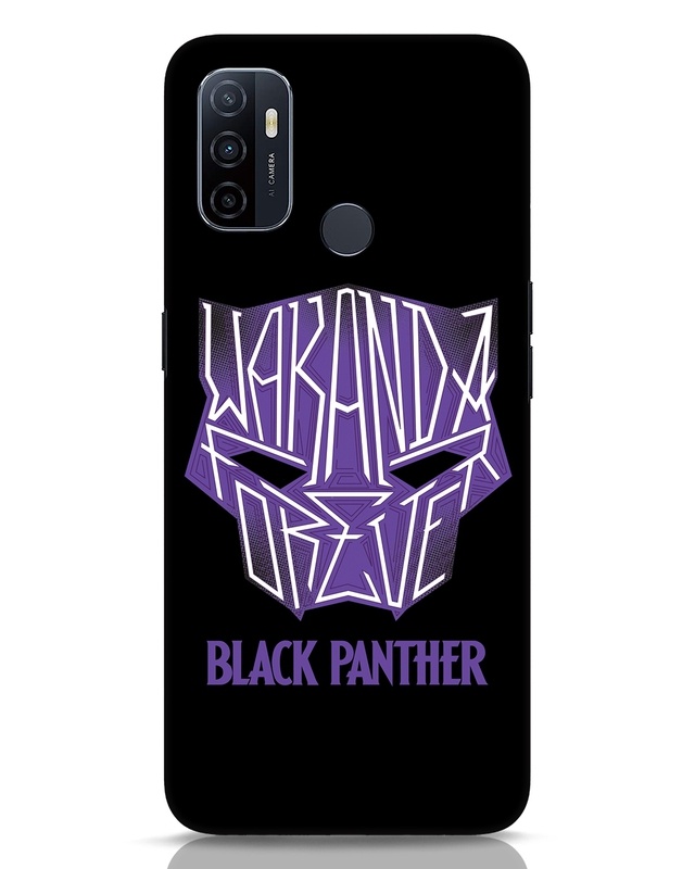 Shop Black Panther Wakanda Designer Hard Cover for Oppo A53-Front