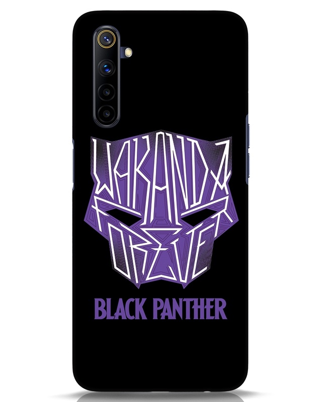 Shop Black Panther Wakanda Designer Hard Cover for Realme 6i-Front