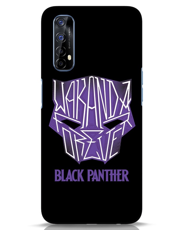 Shop Black Panther Wakanda Designer Hard Cover for Realme 7-Front