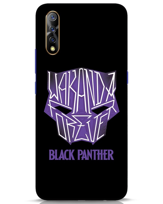 Shop Black Panther Wakanda Designer Hard Cover for Vivo S1-Front