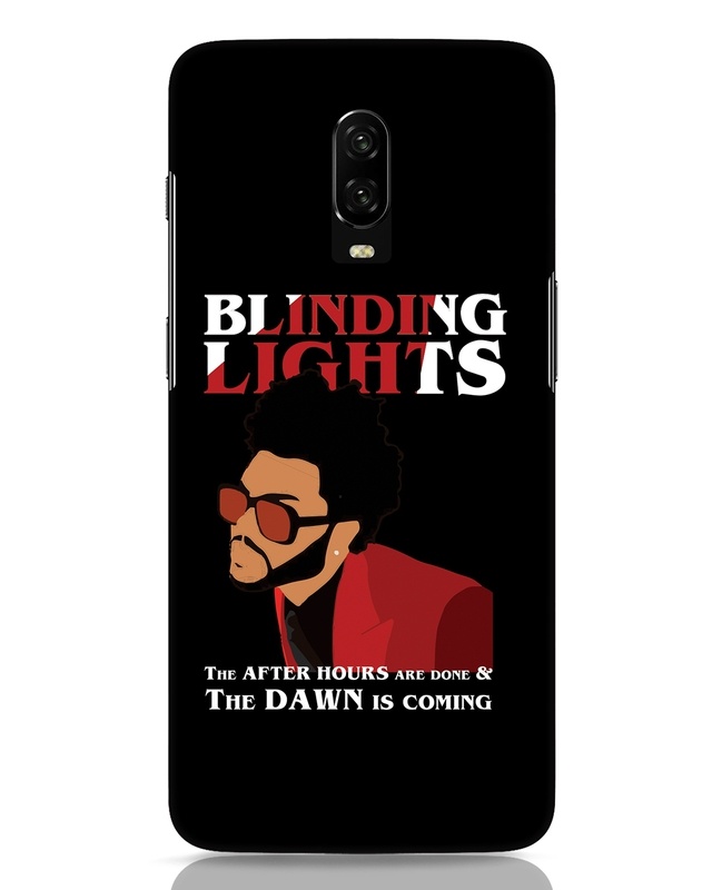 Shop Blinding Lights Designer Hard Cover for OnePlus 6T-Front