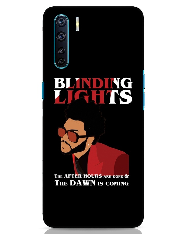 Shop Blinding Lights Designer Hard Cover for Oppo F15-Front