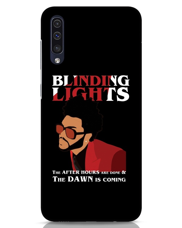 Shop Blinding Lights Designer Hard Cover for Samsung Galaxy A50-Front