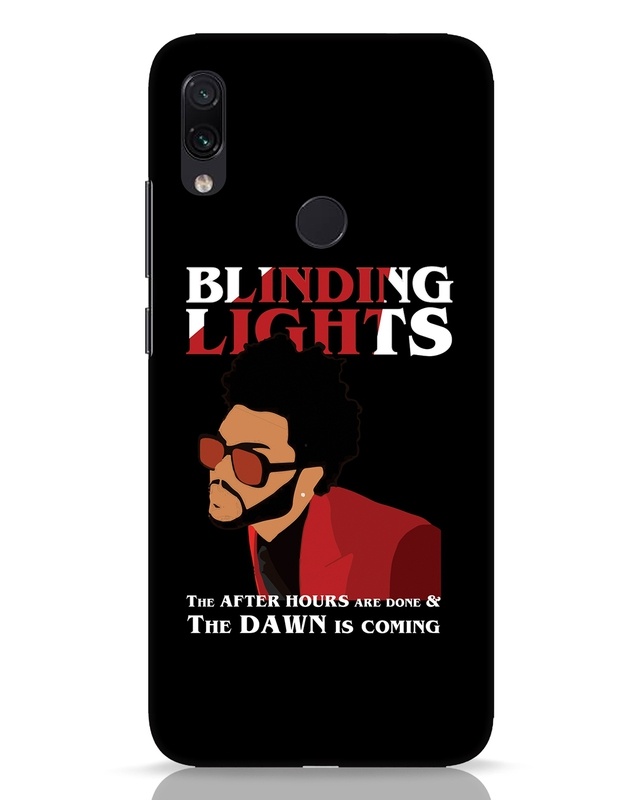 Shop Blinding Lights Designer Hard Cover for Xiaomi Redmi Note 7 Pro-Front