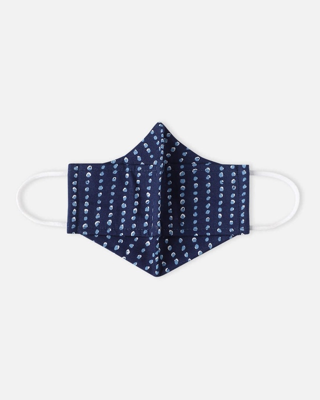 Shop Blue All Over Printed Everyday Mask-Front