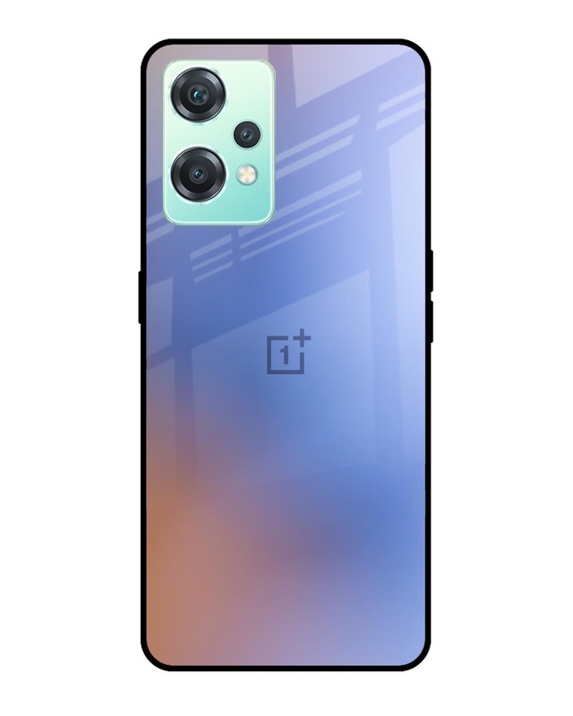 Shop Blue Aura Premium Glass Case for OnePlus Nord CE 2 Lite 5G (Shock Proof, Scratch Resistant)-Front