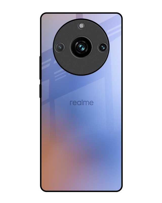 Shop Blue Aura Premium Glass Case for Realme 11 Pro Plus 5G (Shock Proof, Scratch Resistant)-Front