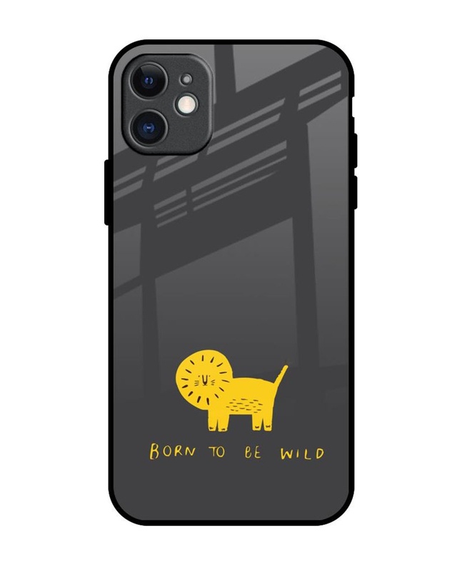 Shop Born To Be Wild Premium Glass Cover for Apple iPhone 11-Front