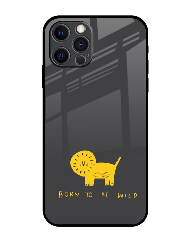 Shop Born To Be Wild Premium Glass Cover for Apple iPhone 12 Pro Max-Front