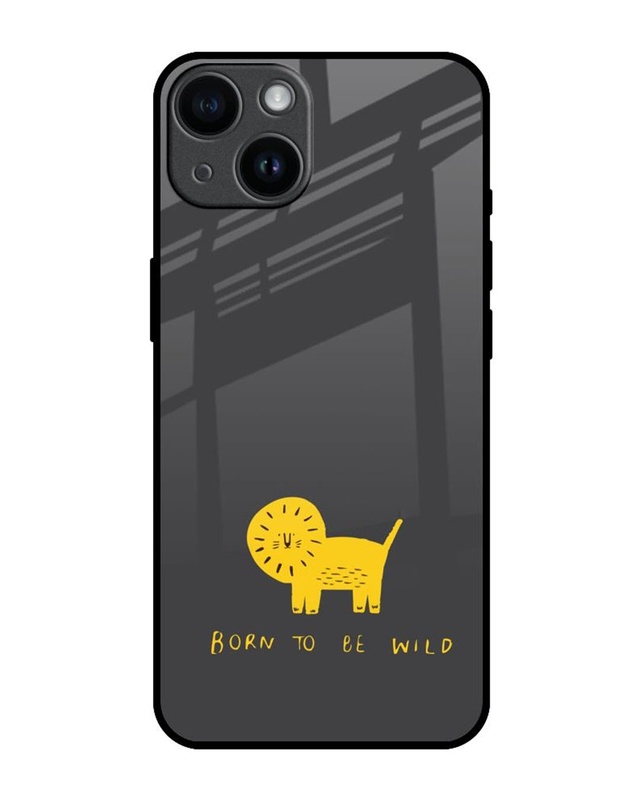 Shop Born To Be Wild Premium Glass Cover for Apple iPhone 14-Front