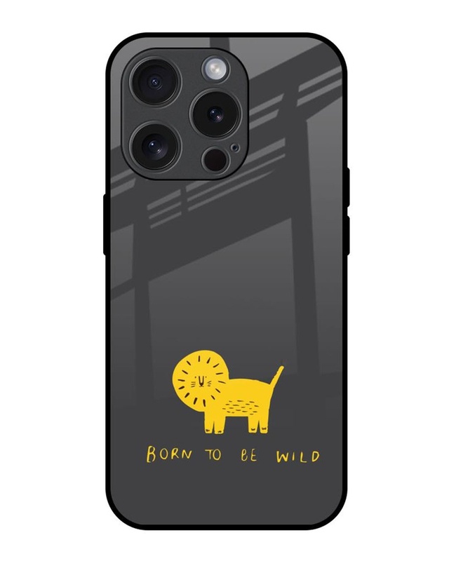 Born To Be Wild Premium Glass Cover for Apple iPhone 15 Pro
