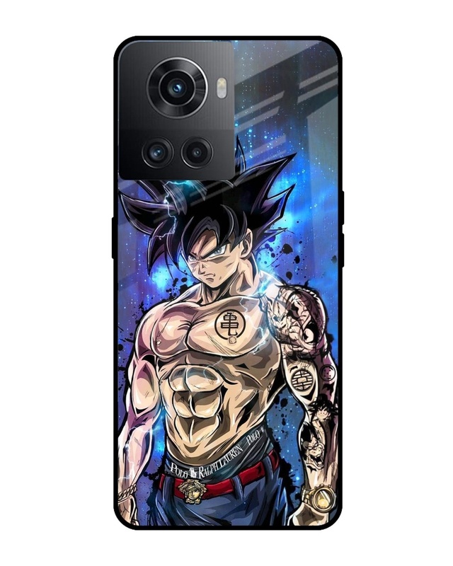 Shop Branded Anime Premium Glass Case for Oneplus 10R 5G (Shock Proof,Scratch Resistant)-Front