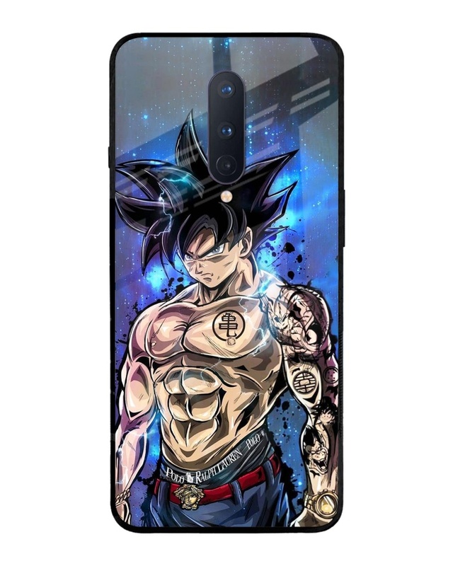 Shop Branded Anime Premium Glass Case for OnePlus 8 (Shock Proof,Scratch Resistant)-Front