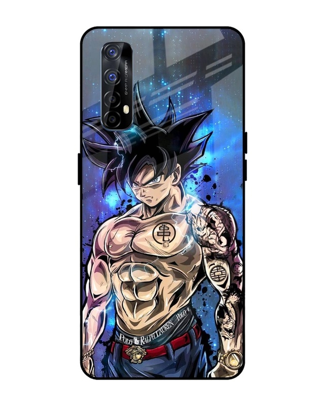 Shop Branded Anime Premium Glass Case for Realme Narzo 20 Pro (Shock Proof, Scratch Resistant)-Front