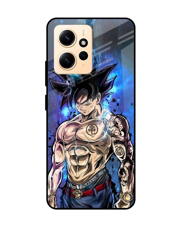 Shop Branded Anime Premium Glass Case for Redmi Note 12 (Shock Proof, Scratch Resistant)-Front