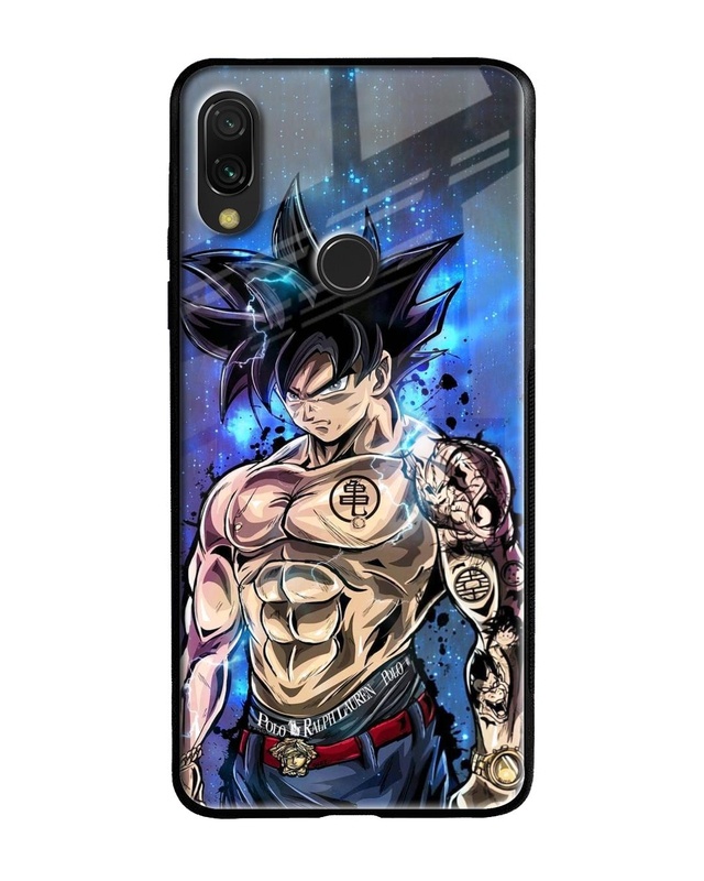 Shop Branded Anime Premium Glass Case for Redmi Note 7 Pro (Shock Proof,Scratch Resistant)-Front