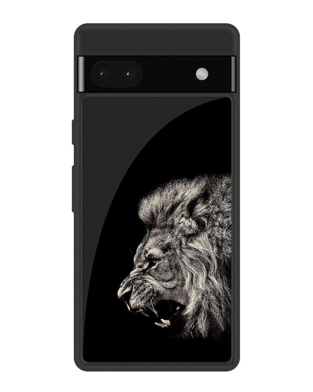 Shop Brave Lion Premium Glass Case for Google Pixel 6a (Shock Proof, Scratch Resistant)-Front