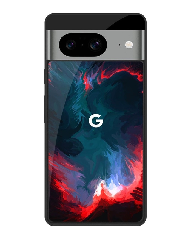 Brush Art Premium Glass Case For Google Pixel 8(Shock Proof, Scratch Resistant)