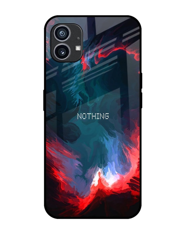 Shop Brush Art Premium Glass Case For Nothing Phone (1)(Shock Proof, Scratch Resistant)-Front