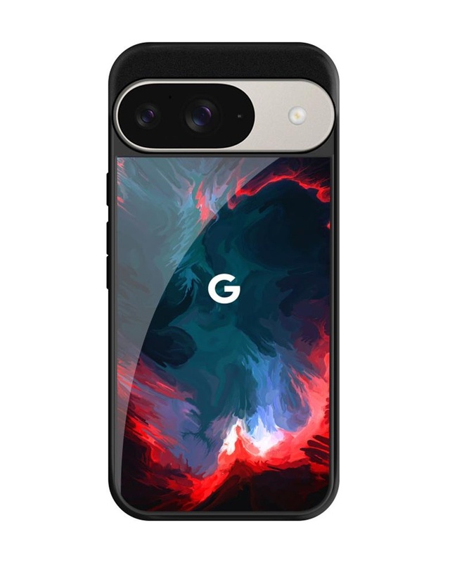 Brush Art Premium Glass Cover For Google Pixel 9 Pro(Shock Proof, Scratch Resistant)