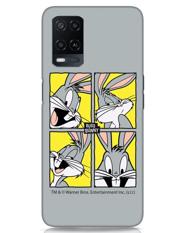 Shop Bunny Moods Designer Hard Cover for Oppo A54-Front